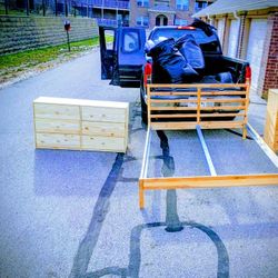 I Have A Queen Size Bed Frame And A Wooden Dresser