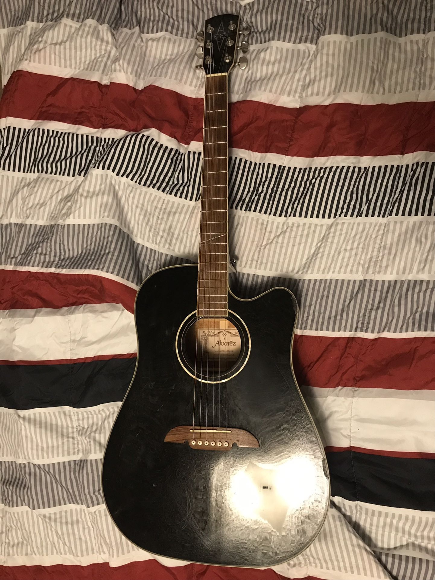 Alvarez AD-60SC acoustic/electric guitar