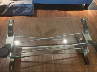 3 piece glass coffee/side table set
