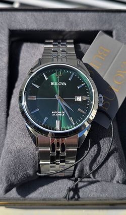 Bulova Classic Sutton Stainless Steel Automatic Men's Watch NWT