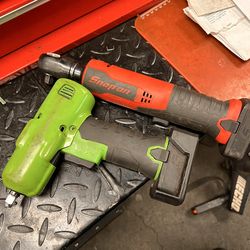 Snap on 3/8 impact and electric ratchet