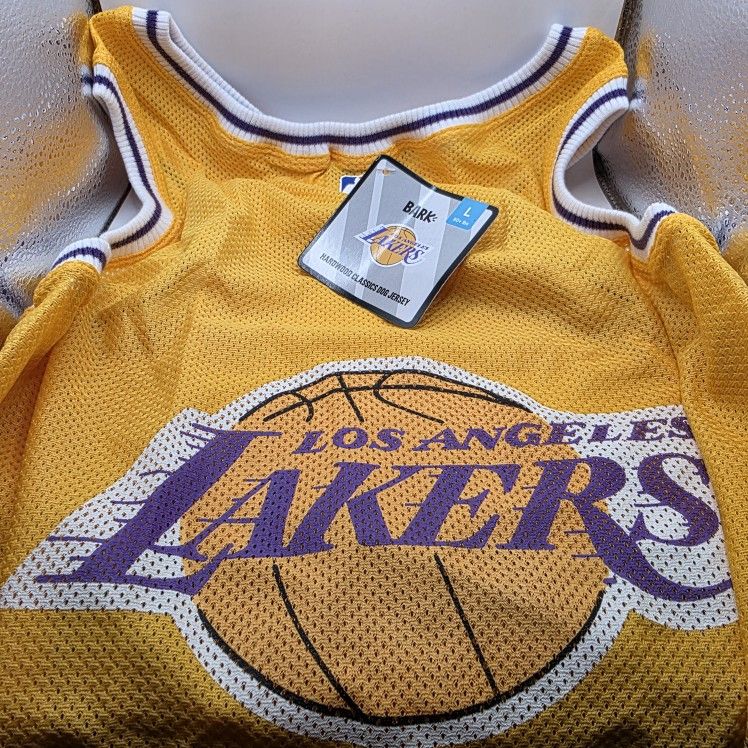 NBA Lakers BARK! Dog Jersey Size Large
