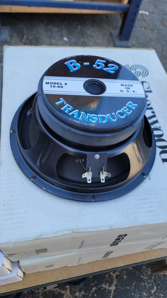 B52 10-60 AKA Eminence Delta 10A Woofer Midrange 8ohm New, Read Description