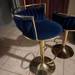 Bar Stool Royal Blue 