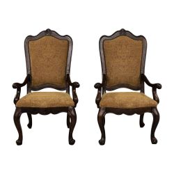 From Universal Furniture, SET of 2 “Villa” Cortina “ Collection dining Arm  chairs  