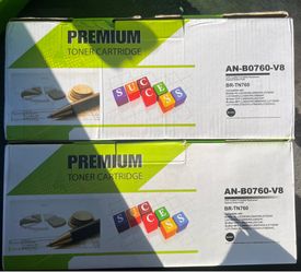 2-Pack Premium Toner Cartridges AN-B0760-V8