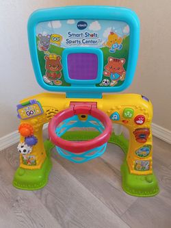 VTech Smart Shots Sports Center Basketball Soccer Goal Interactive Toy