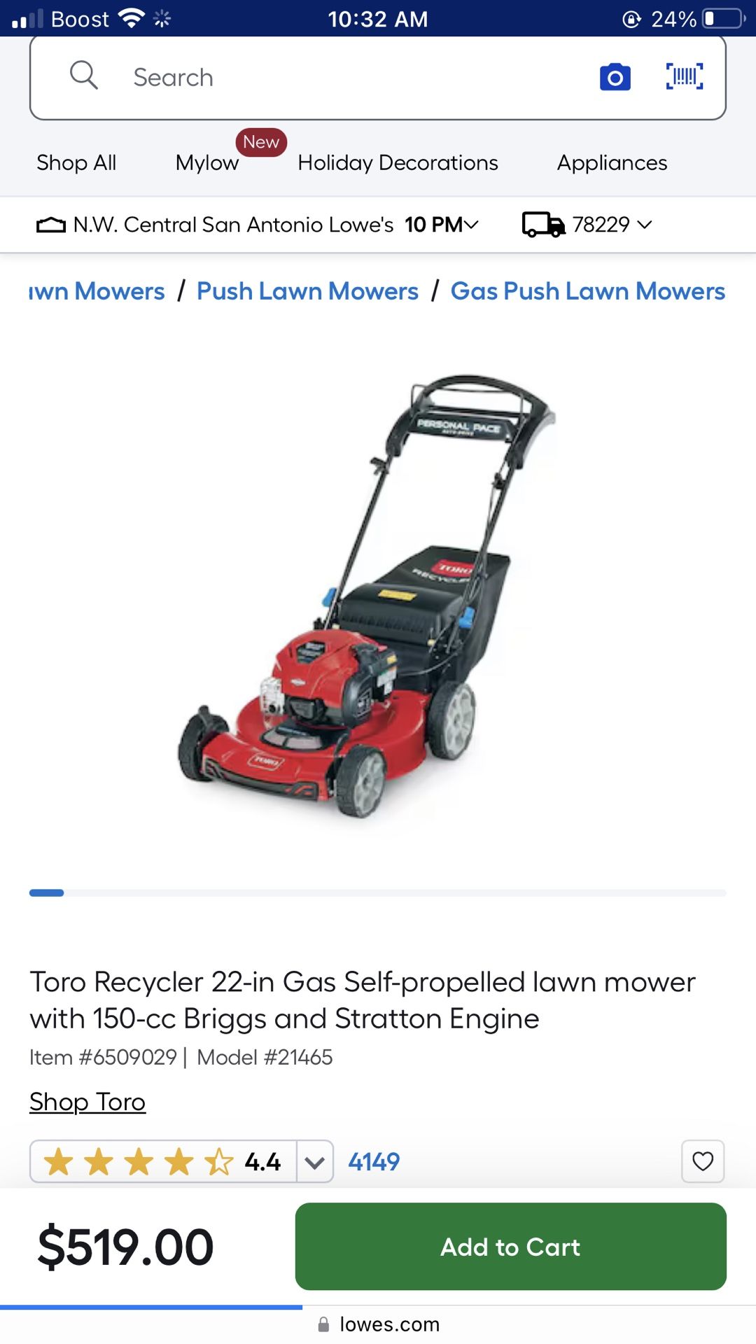 Toro Mower