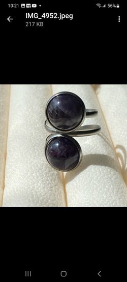 Amethyst Gemstone Ring