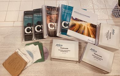 APICS 2014 Workbooks,Flashcards,CDs
