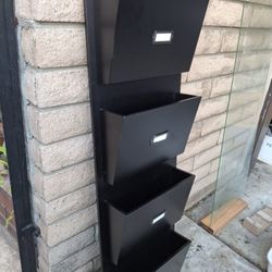 Ballard Designs Wall Wood Pocket Organizer Office Desk