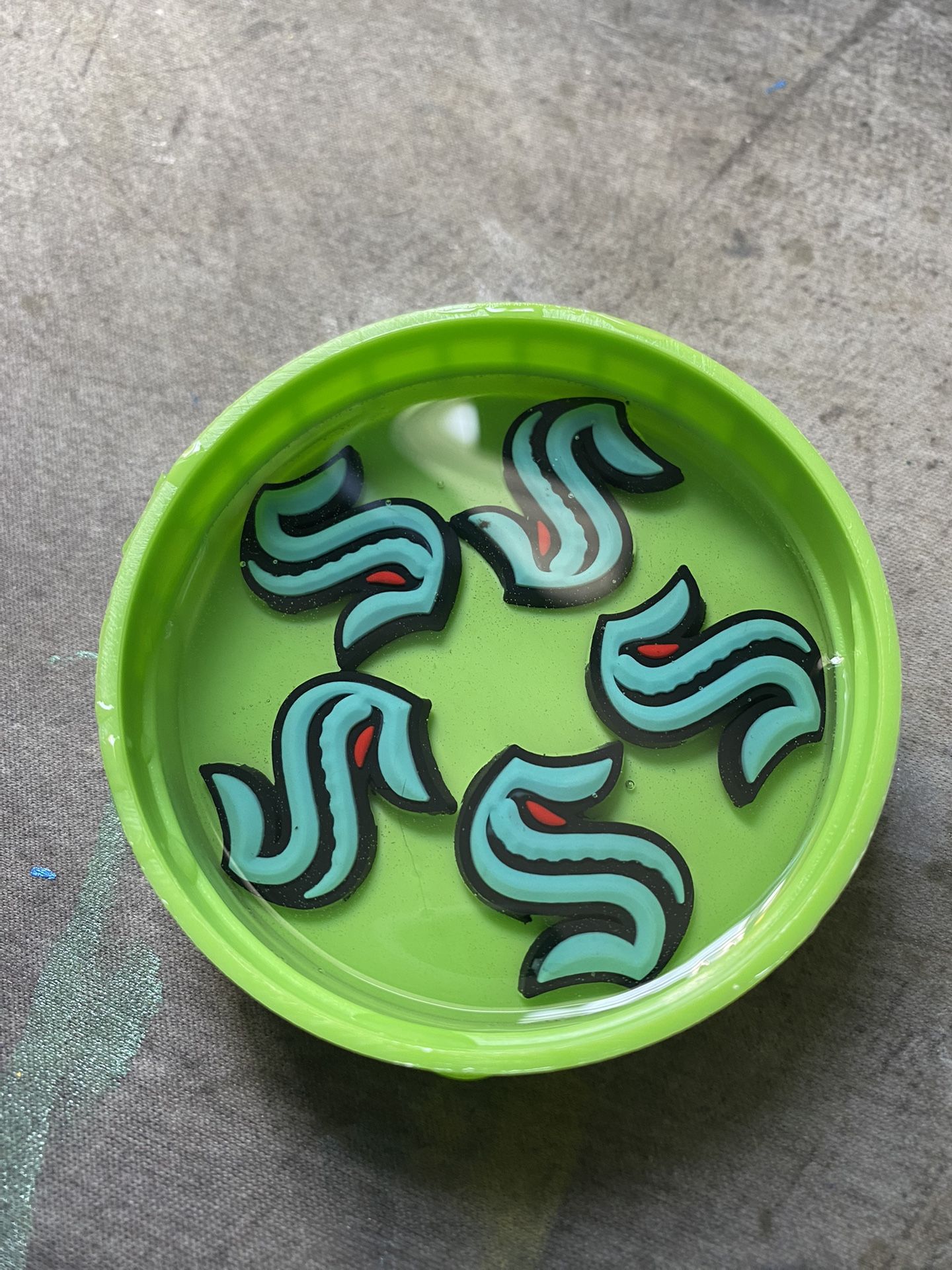 Seattle Kraken Resin Lid Coaster / paperweight