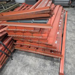Warehouse Racking Racks Beams Pallets Skids With Wire Mesh