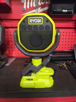 Ryobi clamp speaker