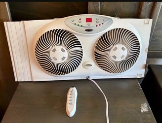 Bionaire Twin Window Fan with Remote