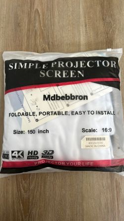 150 inch projector screen