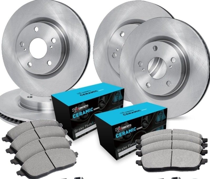 Rotors And Brakes Pads For 2012-2017 Toyota Camry, Avalon, Fit 2013-2018 Lexus Es300h , Es350