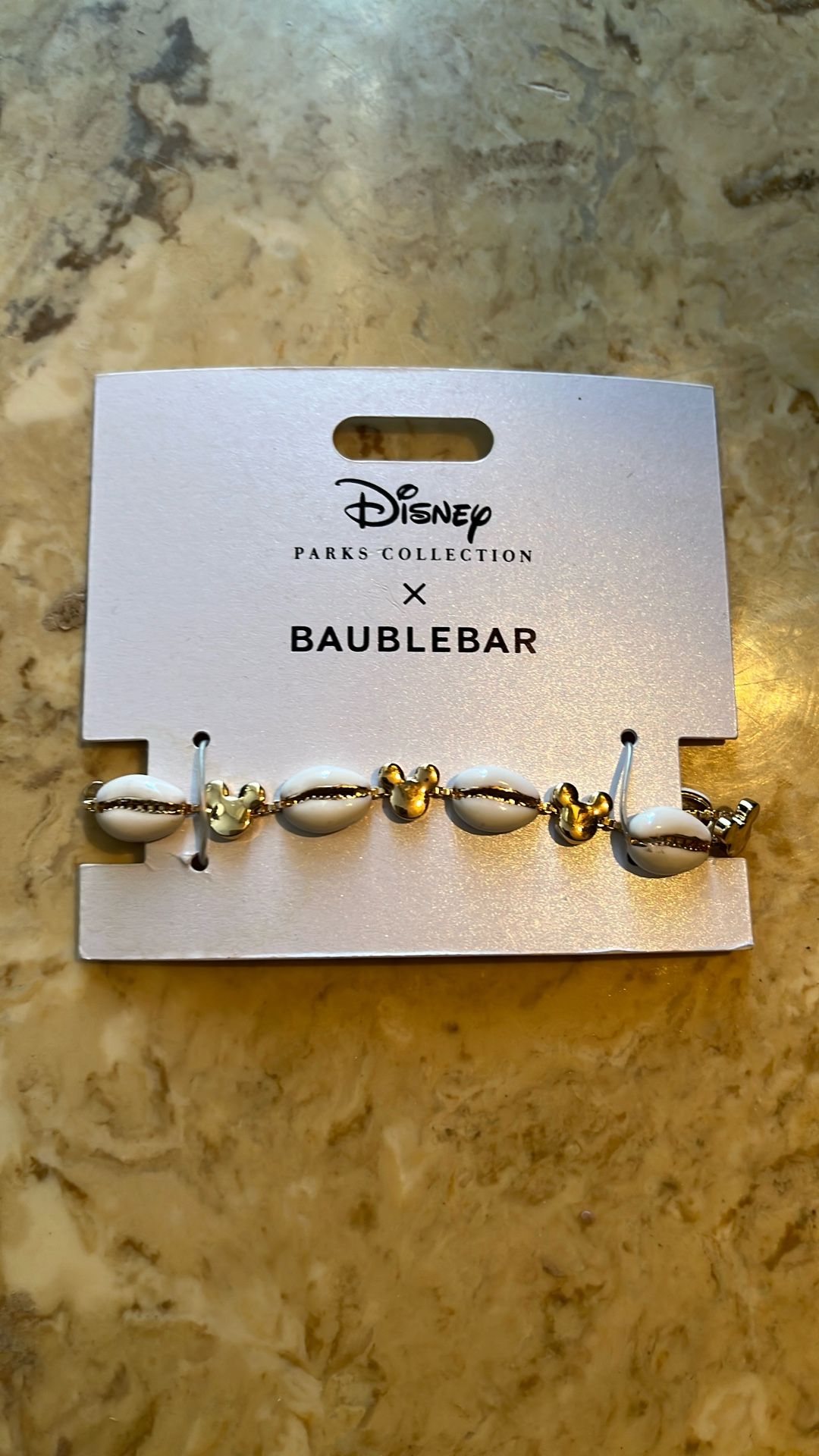 Disney World Mickey And Shell Icon Bracelet