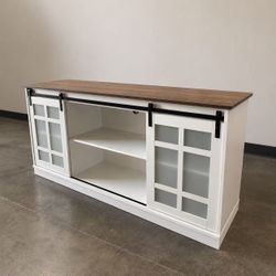 New In Box 59 Inch TV Entertainment Center Media Stand Living Furniture Holds Up To 65” Television 