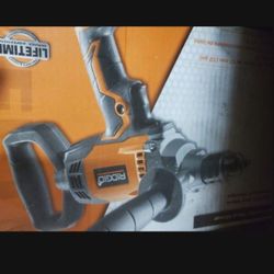 RIDGID CORDED MUD MIXER NEW