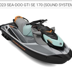 (TWO)2023 Seadoo Gti 170 with sound system