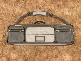 Field & Stream Pro Rod Case, Gray with Zippered Pouches