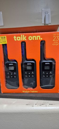 Onn Walkie Talkies 3-Pack