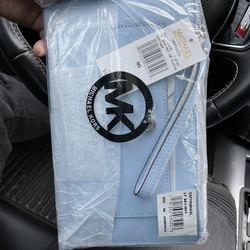 Michael Kors Clutch Light Blue Brand New