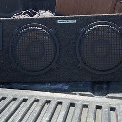 Black Phantom Speaker Box And Speakers 