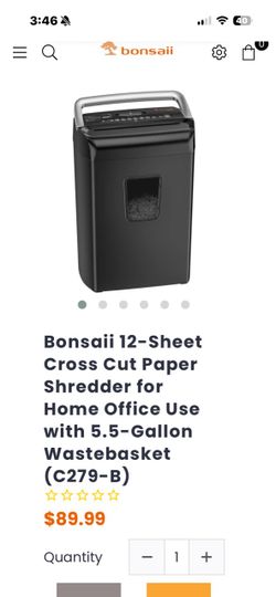 12 sheet cross cut paper shredder