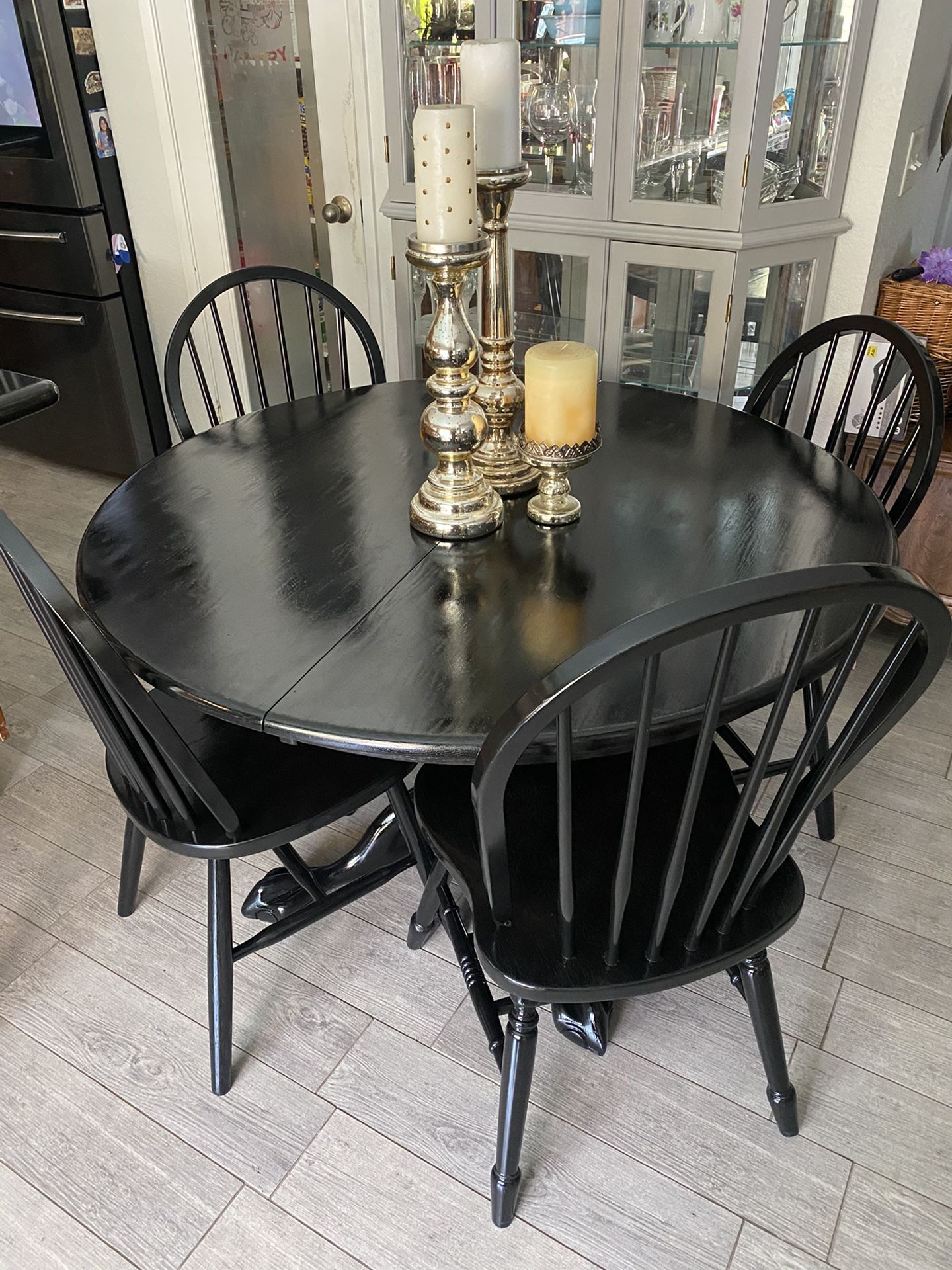 Beautiful dining table with chairs