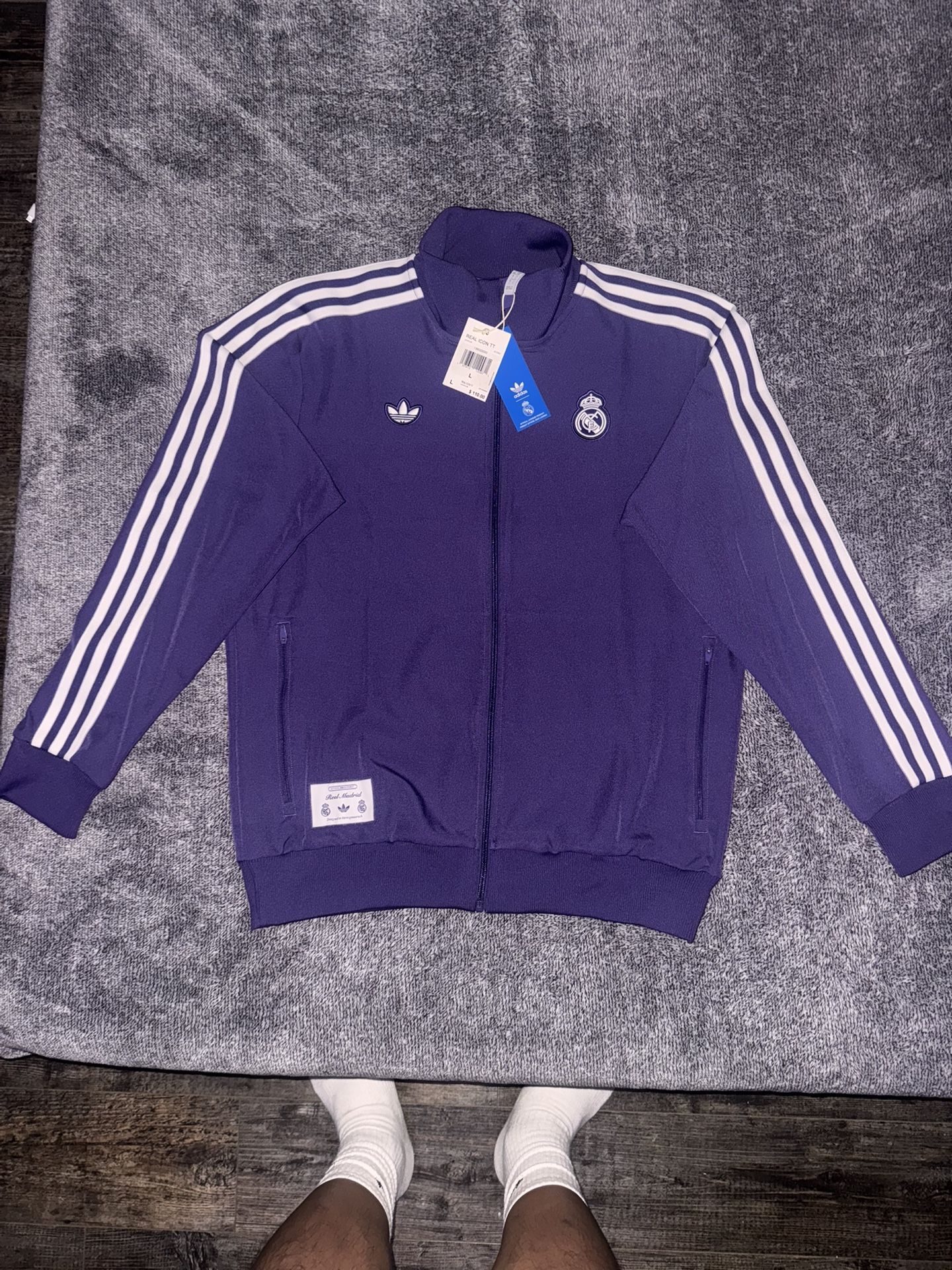 Adidas OG Real Madrid Track Jacket Sz. L & M