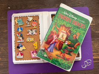 Disney Robin Hood VHS Pin Board – Handmade Disney Pin Display