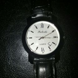 Faux leather watch Unisex