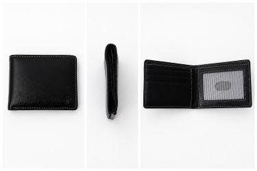 Black Leather Timbaland Wallet
