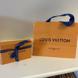 Authentic Louis Vuitton Wallet Box And Dust Bag