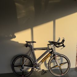 Cannondale Multisport 4000 Triathlon Bike Spinergy Wheels Aerobar 700C Aluminum