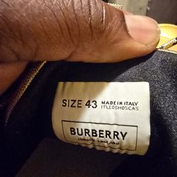 Burberry Gold Olive Low Top Lace Up Sneaker Designer Athletic Men Sneakers