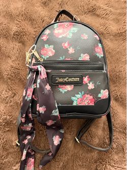Juicy Couture Black and Pink Bag