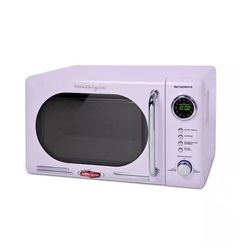 Retro 0.7 cu. ft. 700-Watt Countertop Microwave Oven in Lavender