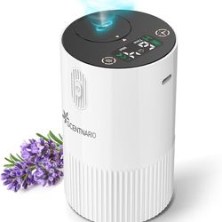 Waterless Diffuser for Essential Oil - Aromatherapy Diffuser for Home with Battery Indicator, Portable Scent Air Machine 123&Continuous Mist,Timer Fun