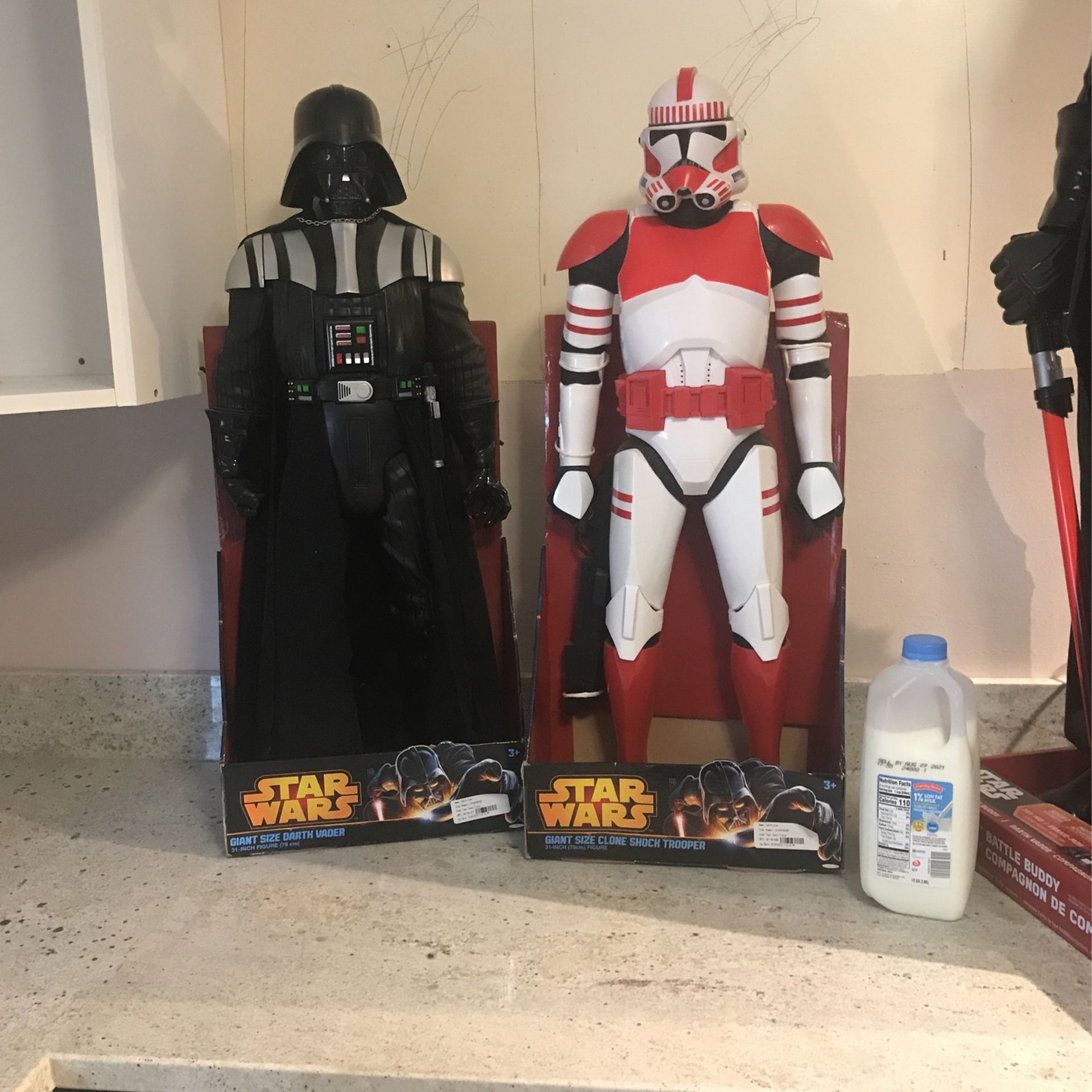 Star Wars Large Action Figures 2  1/2 Feet Tall
