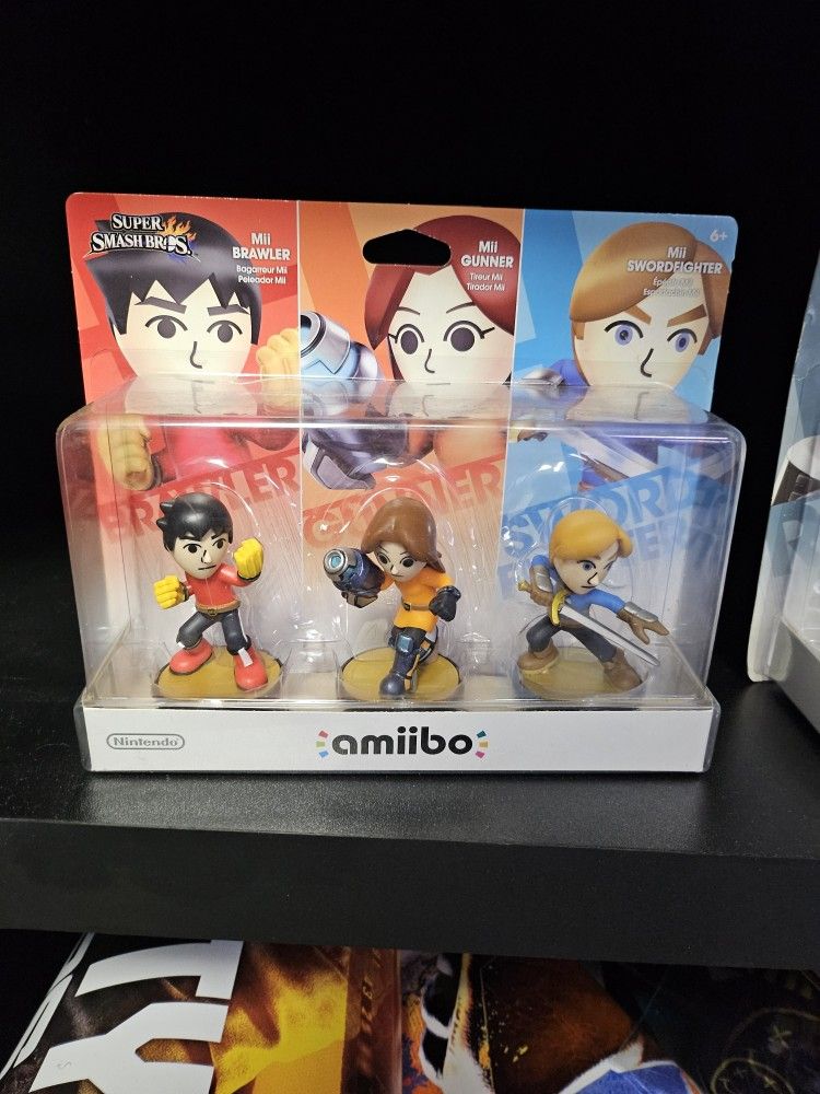 Mii Amiibos  3 Pack