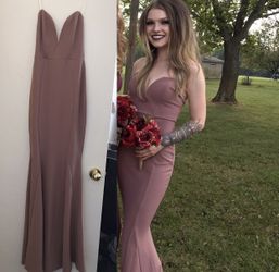 Blush Homecoming or bridesmaid dress
