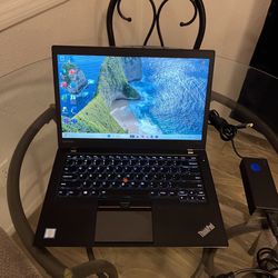 LOADED Lenovo Thinkpad T460s Laptop Computer / Intel Core i7 6600U CPU / 128GB SSD / Windows 11 Pro / Microsoft Office 21