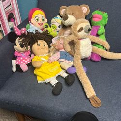 Bundle of Stuffed Animals 