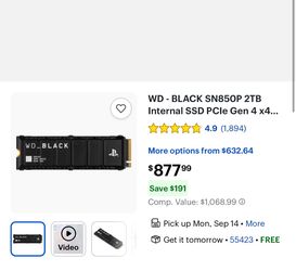 Wd_black ssd storage card