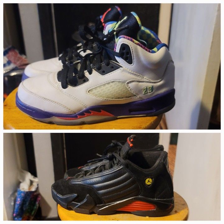 Jordan 5 Size 6.5 $60 Jordan 14 Size 6 $50