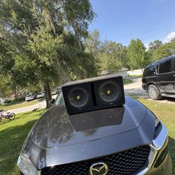 Kicker Comp C 2 12” Subwoofers With Massive Amp!