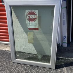 CGI 32x43 1/4 IMPACT CASEMENT IONIZED ALUMINUM FRAME COLOR